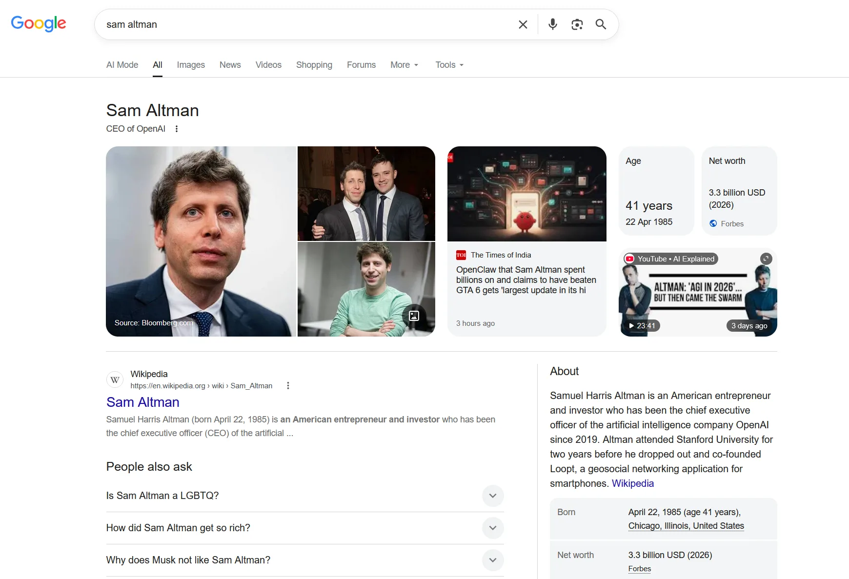 Google Knowledge Panel ja KGMID