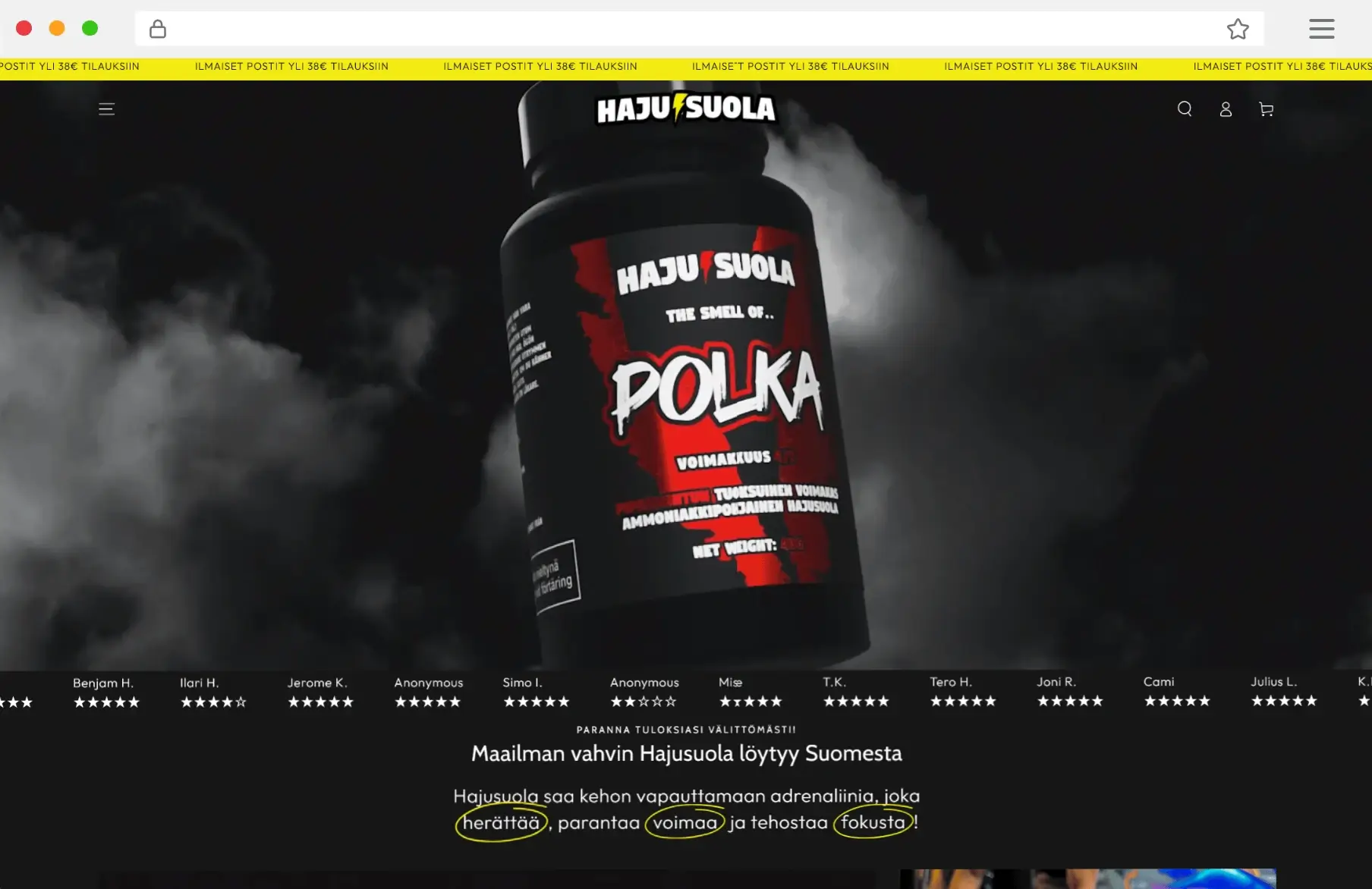 Hajusuola.fi